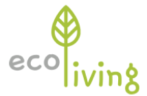 Eco living logo