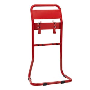 Firechief Flat-Pack Tubular Stand - Double - Red
