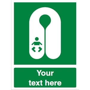 Custom Infants Lifejacket Safety Sign