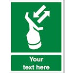 Custom Search And Rescue Transponder Safety Sign