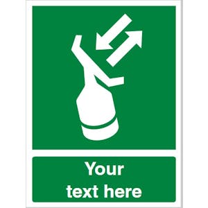 Custom Search And Rescue Transponder Safety Sign