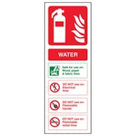 Water Fire Extinguisher - Portrait
