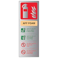 Aluminium Effect - AFF Foam Fire Extinguisher