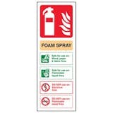 Eco-Friendly Foam Spray Fire Extinguisher