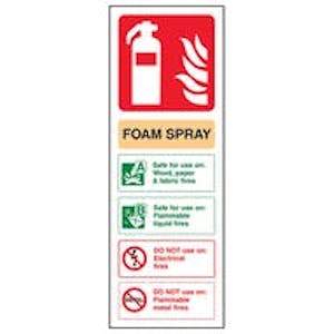 Eco-Friendly Foam Spray Fire Extinguisher