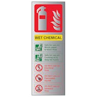 Aluminium Effect - Wet Chemical Fire Extinguisher
