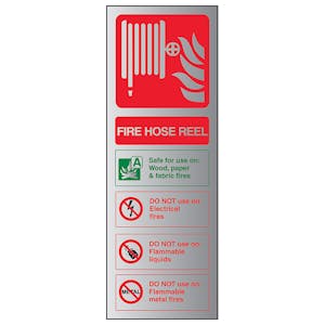 Fire Hose Reel - Aluminium Effect