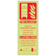 GITD Fire Blanket ID - Portrait
