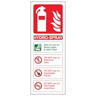 Hydro-Spray Fire Extinguisher