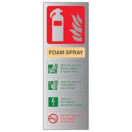Aluminium Effect - Foam Spray Safe For Electrical Fire...
