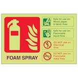 GITD Foam Spray Extinguisher ID - Landscape