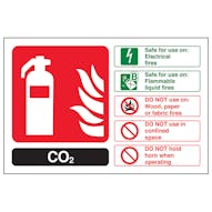 CO&#8322; Fire Extinguisher - Landscape