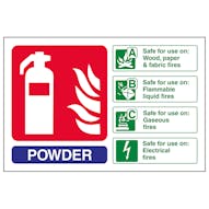 Powder Fire Extinguisher - Landscape