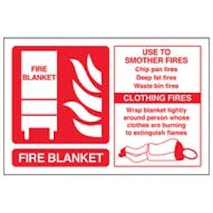 Eco-Friendly Fire Blanket Fire Extinguisher - Landscape