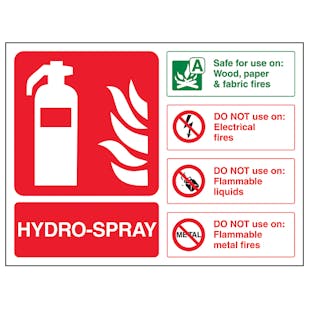 Hydro-Spray Fire Extinguisher - Landscape