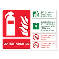 Water + Additive Fire Extinguisher - Landscape