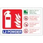 L2 Powder Fire Extinguisher - Landscape