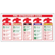 Fire Extinguisher Codes With AAF Foam