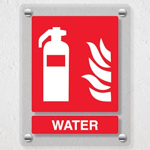 General Water Fire Extinguisher - Acrylic Sign