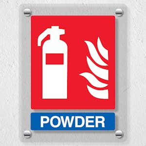 General Powder Fire Extinguisher - Acrylic Sign