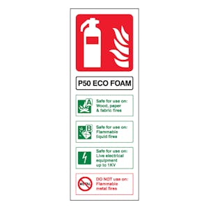 P50 Eco Foam Extinguisher