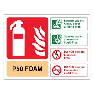 P50 Foam Extinguisher - Landscape