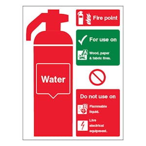 Water Fire Extinguisher Fire Point - Portrait