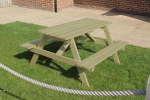 4 Person A-Frame Wooden Picnic Table – 1200mm