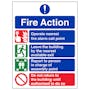 4 Point Fire Action Notice