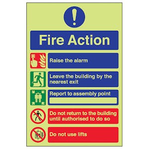 GITD Fire Action - Do Not Use Lifts