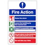5 Point Fire Action Notice/Do Not Take Risks