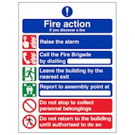 Fire Action Notices