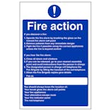 Nursing Fire Action - If You Hear The Fire Alarm