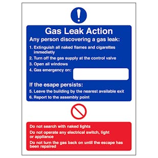 Gas Leak Action - Portrait