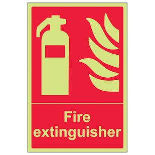 GITD Fire Extinguisher - Portrait