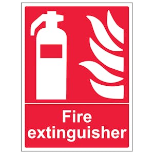 Fire Extinguisher - Super-Tough Rigid Plastic