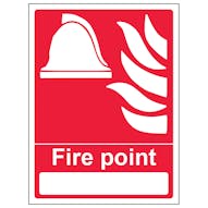 Fire Point With Blank - Portrait