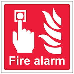 Fire Alarm - Square - Removable Vinyl