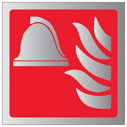 Fire Point Symbol - Aluminium Effect