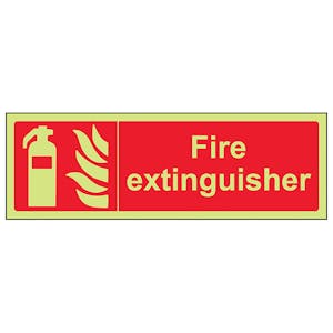 GITD Fire Extinguisher - Landscape