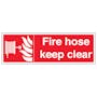 Fire Hose Keep Clear - Landscape