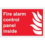 Fire Alarm Control Panel Inside - Landscape