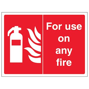 For Use On Any Fire - Landscape