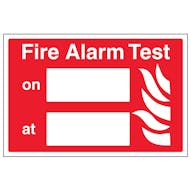 Fire Alarm Test