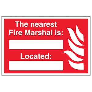Fire Marshal Signs
