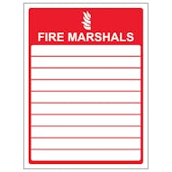 Fire Marshals