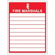 Fire Marshals