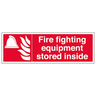 GITD Fire Fighting Equipment Stored Inside - Landscape