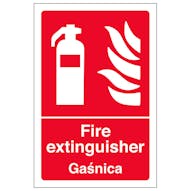 English/Polish - Fire Extinguisher