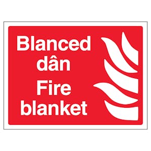 Welsh/English - Fire Blanket - Landscape